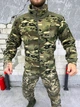 Тактична флісова кофта вставками з плащової тканини Fleece Jacket Polartec Multicam L - зображення 2