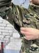Тактична флісова кофта вставками з плащової тканини Fleece Jacket Polartec Multicam L - зображення 5