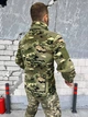 Тактична флісова кофта вставками з плащової тканини Fleece Jacket Polartec Multicam L - зображення 6
