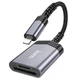 Переходник HOCO 2-in-1 card reader iP UA25 grey - изображение 3