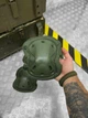 Тактические наколенники и налокотники из прочного пластика Olive - изображение 3