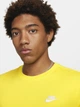 Футболка бавовняна довга чоловіча Nike M Nsw Club Tee AR4997-718 S Жовта (0196975209095) - зображення 4