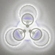 Управляемая светодиодная люстра LILY RGB 100W 7R APP WHITE/CLEAR 650х115мм Luminaria 220V IP20 с пультом ДУ - изображение 2