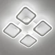 Люстра світлодіодна LUMINARIA ROOM 60W 4S APP WHITE 220V IP20 з пультом ДУ - зображення 4