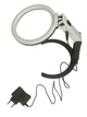 Настольная лупа складная Magnifier 3B-1C LED 2X 120мм + 5X 28мм, DC-5V 1A - изображение 2