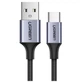 Кабель UGREEN US288 USB-A 2.0 to USB-C Cable Nickel Plating Aluminum Braid 2m (Black) (UGR-60128) (UGR-60128) - изображение 1