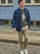Джинсовая куртка мужская Uniqlo 694778482 L Синяя (1159796439) - изображение 3