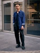 Джинсовая куртка мужская Uniqlo 694778482 L Синяя (1159796439) - изображение 5