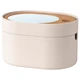 Коробка с зеркальной крышкой IKEA САКСБОРГА, пластик пробка, 24x17 см, 803.918.82 - изображение 2