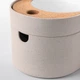 Коробка с зеркальной крышкой IKEA САКСБОРГА, пластик пробка, 24x17 см, 803.918.82 - изображение 15