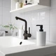 Набор для ванной IKEA СТУРАВАН, 3 шт., белый, 704.290.03 - изображение 3