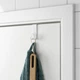 Гачок для дверей IKEA SEKINER, білий, 604.981.10 - зображення 5