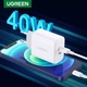 Мережевий зарядний пристрій UGREEN CD243 PD 40 W Smart Fast Charger&nbsp;2хType-C White (10343) - зображення 6
