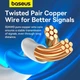 Патч Корд Сетевой Кабель LAN Baseus Cat 7 Ethernet UTP Patch Cable RJ45-RJ45 |до 10Гбит/с| 5 м | Черный - изображение 8