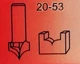 Фреза пазовая галтельная радиусная D-6 мм, R-3 мм, d-8 мм Pobedit P-2053-0308 - изображение 3