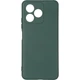 Чехол Fiji Full Soft Premium для Realme C53 (RMX3760) противоударный бампер с микрофиброй Dark Green - изображение 1