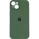 Чехол Fiji Silicone Case Full Camera для Apple iPhone 15 бампер накладка с защитой камеры Dark Green - изображение 2