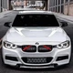 Декоративные вставки в решетку радиатора BMW красная - изображение 7