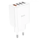Адаптер мережевий HOCO Fuerza four-port charger C102A 4USB 28.5W блок білий - зображення 3