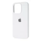 Чехол силиконовый Epic Premium Silicone Case Full Cover для Apple iPhone 15 Pro White - изображение 1