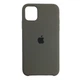 Чехол силиконовый Premium Silicone Case Full для Apple iPhone 11 Dark Gray + Подарок защитное стекло ESD Mietubl для Apple iPhone - изображение 2