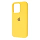 Чохол силіконовий Epic Premium Silicone Case Full Cover для Apple iPhone 15 Pro Max Yellow - зображення 1
