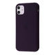 Чехол силиконовый Premium Silicone Case Full для Apple iPhone 11 elderberry + Подарок защитное стекло ESD Mietubl для Apple iPhone - изображение 2