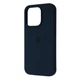 Чехол силиконовый Epic Premium Silicone Case Full Cover для Apple iPhone 15 Pro Midnight Blue - изображение 1