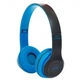 Беспроводные Bluetooth стерео наушники Синий HBQ MEGA BASS P47 с MP3 (SH777442) - изображение 1