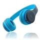 Беспроводные Bluetooth стерео наушники Синий HBQ MEGA BASS P47 с MP3 (SH777442) - изображение 2
