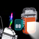 Електроімпульсна запальничка Lighter дугова USB запальничка з ліхтариком - изображение 5