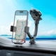 Автомобільний тримач HOCO Rock push-type car holder H27 (center console) black - зображення 6