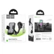 Автомобільний тримач HOCO Rock push-type car holder H27 (center console) black - зображення 8