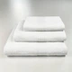 Набор махровых полотенец c Бордюром 3шт GM Textile 40х70см, 50х90см, 70х140см 400г/м2 (Белый) - изображение 1