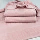 Махровий рушник середнього розміру з Бордюром GM Textile 50х90см 400г/м2 (Рожевий) - зображення 2