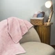 Махровий рушник середнього розміру з Бордюром GM Textile 50х90см 400г/м2 (Рожевий) - зображення 5
