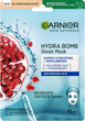 Тканинна маска для обличчя Garnier Skin Naturals Hydra Bomb Зволожуюча з Екстрактом Гранату 28 г (3600542385312) - зображення 1