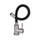 Змішувач для кухні Aria 015F3, Black (k35) з гнучким виливом LDARI015F3BLA43364 Lidz - зображення 3