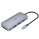 USB-Хаб (адаптер) Hoco HB33 Easy Type-C 10-in-1 multi-function converter 18см - зображення 3