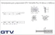 Напрямна кулькова GTV Versalite Plus H=45мм L=600мм повного висування з дотягувачем - зображення 2