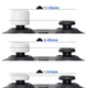 Силиконовые накладки на стики 8в1 White для геймпадов Sony DualShock PS4 / DualSense PS5 / Xbox Series|One [415678962] - изображение 2