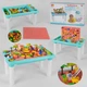 Ігровий столик з конструктором A-Toys 66307, 316 деталей Від 3 років Різнокольоровий - зображення 1