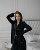 Піжама на ґудзиках шовк 42 чорний Жемчужина Стилей Aрт(5006) - зображення 5