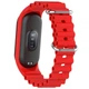 Ремешок Ocean Band для Xiaomi Mi Band 3/4/5/6/7 Красный / Red - изображение 3