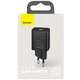 Мережевий зарядний пристрій Baseus Super Si Quick Charger 1C 30W (Чорний) (36270) - зображення 4