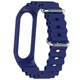 Ремінець Ocean Band для Xiaomi Mi Band 7/6/5/4/3 Синій / Deep navy - зображення 4