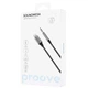 Аудіо кабель Aux Proove SoundMesh Lightning to 3.5mm (1m) Gray - зображення 3