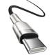 Дата кабель Baseus Cafule Series Metal Type-C to Type-C 100W (2m) (Черный) (36223) - изображение 3