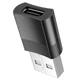 Перехідник HOCO UA17 USB Male to Type-C Female USB2.0 (Чорний) (135648) - зображення 2