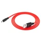 Дата кабель HOCO X21 Plus Silicone MicroUSB Cable (1m) (Black / Red) (104720) - зображення 5